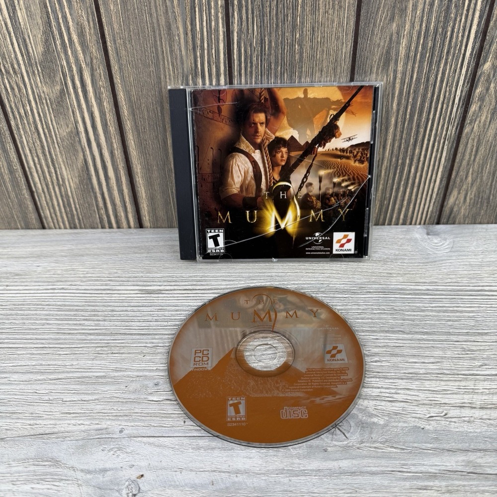 The Mummy PC Game Windows 2000 Konami Complete CIB